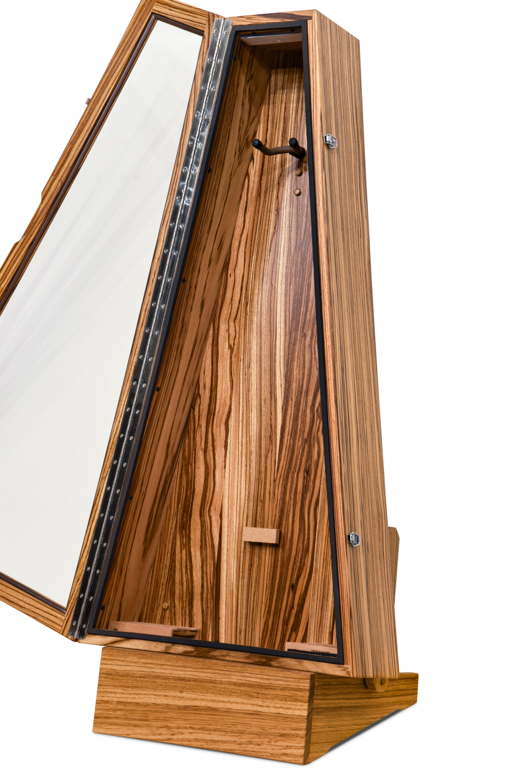 ClimaStand Triangle Humidor with Base - Zebrawood Acoustic Remedy Cases
