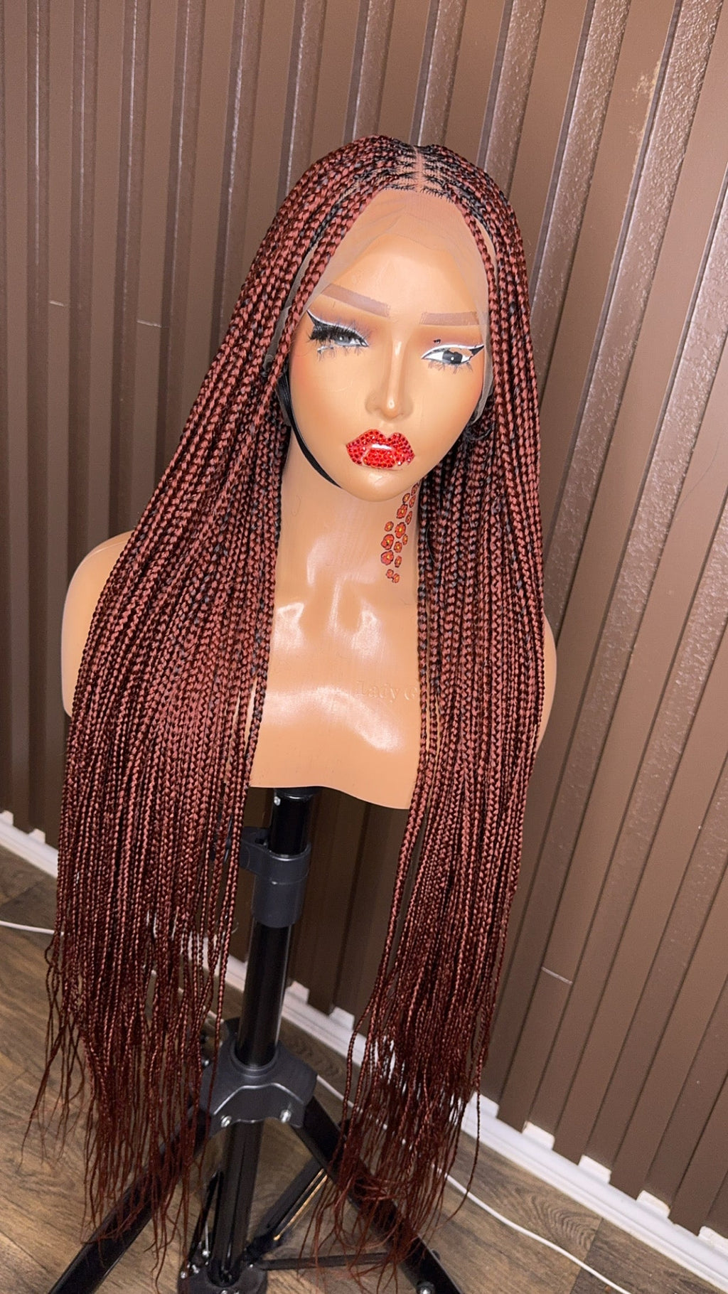 Color 350 knotless braided wig HOL stores
