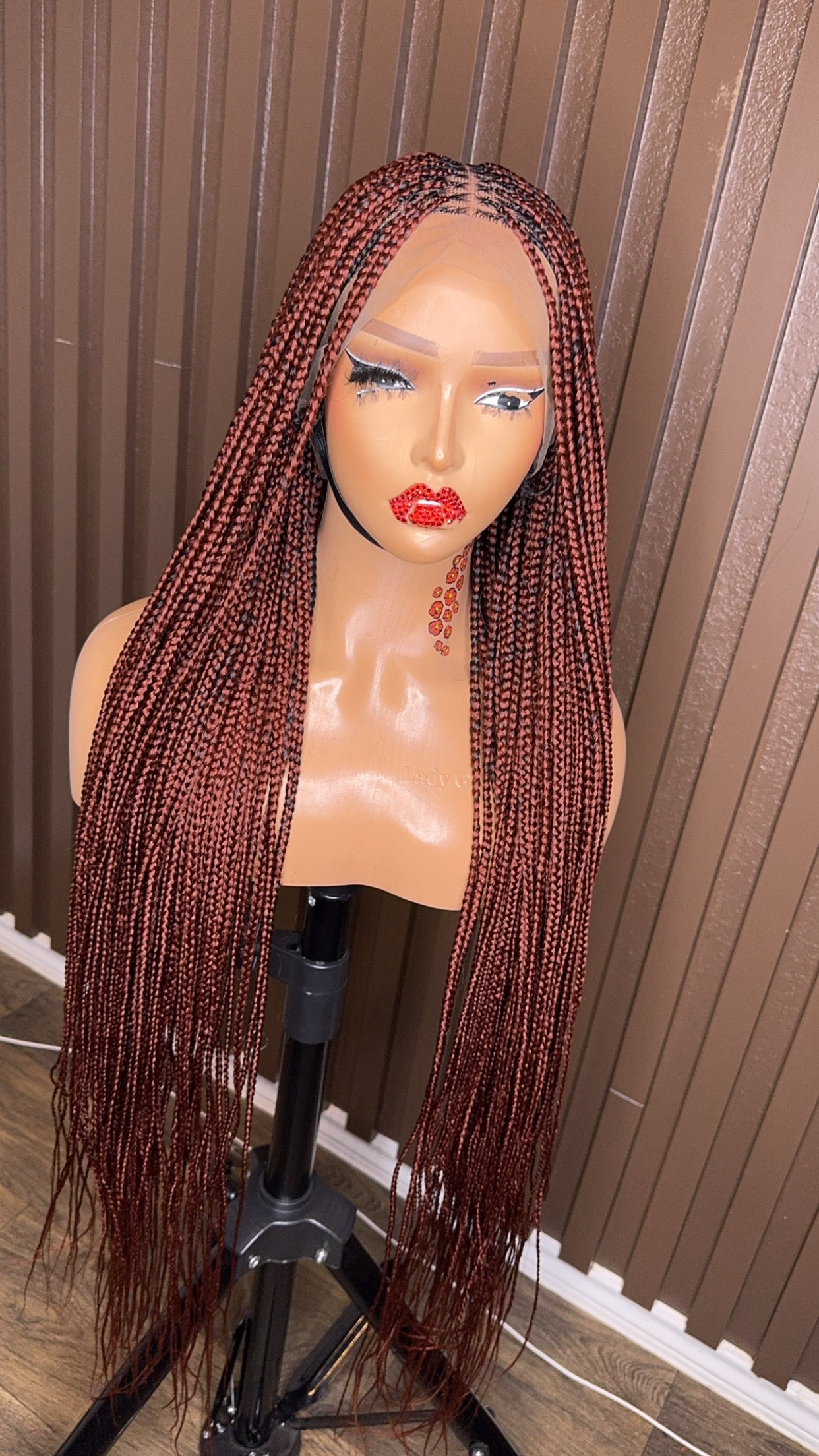 Color 350 knotless braided wig HOL stores