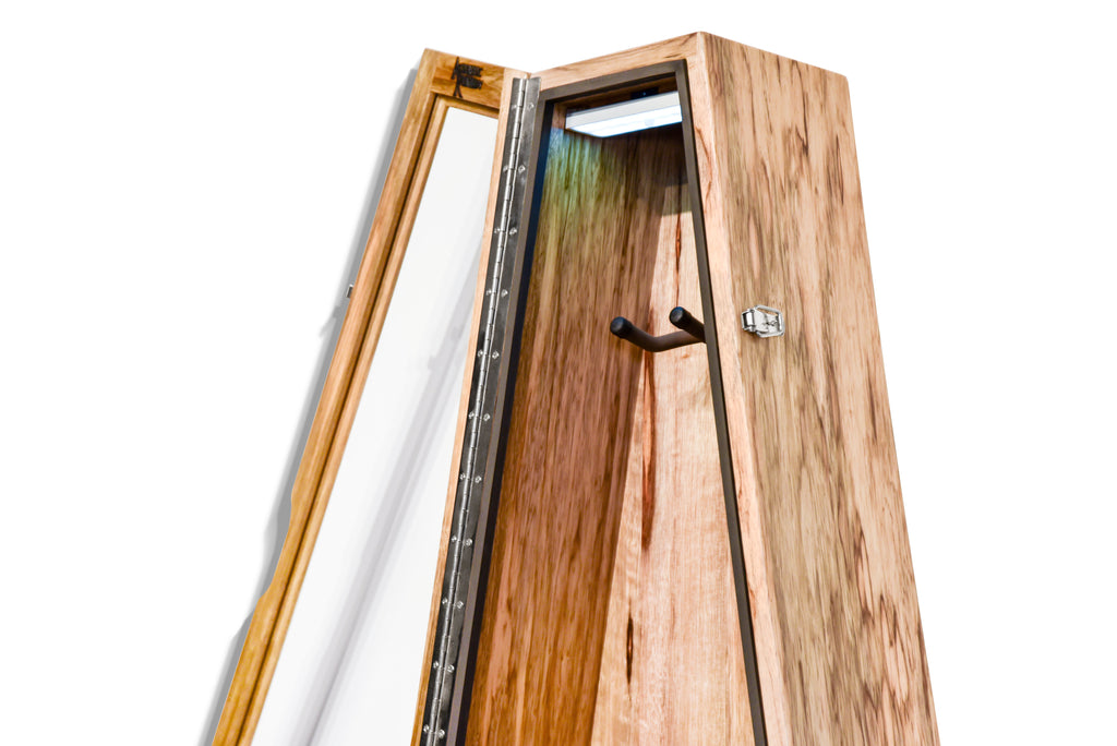 ClimaCase Triangle Humidor - Black Limba Acoustic Remedy Cases