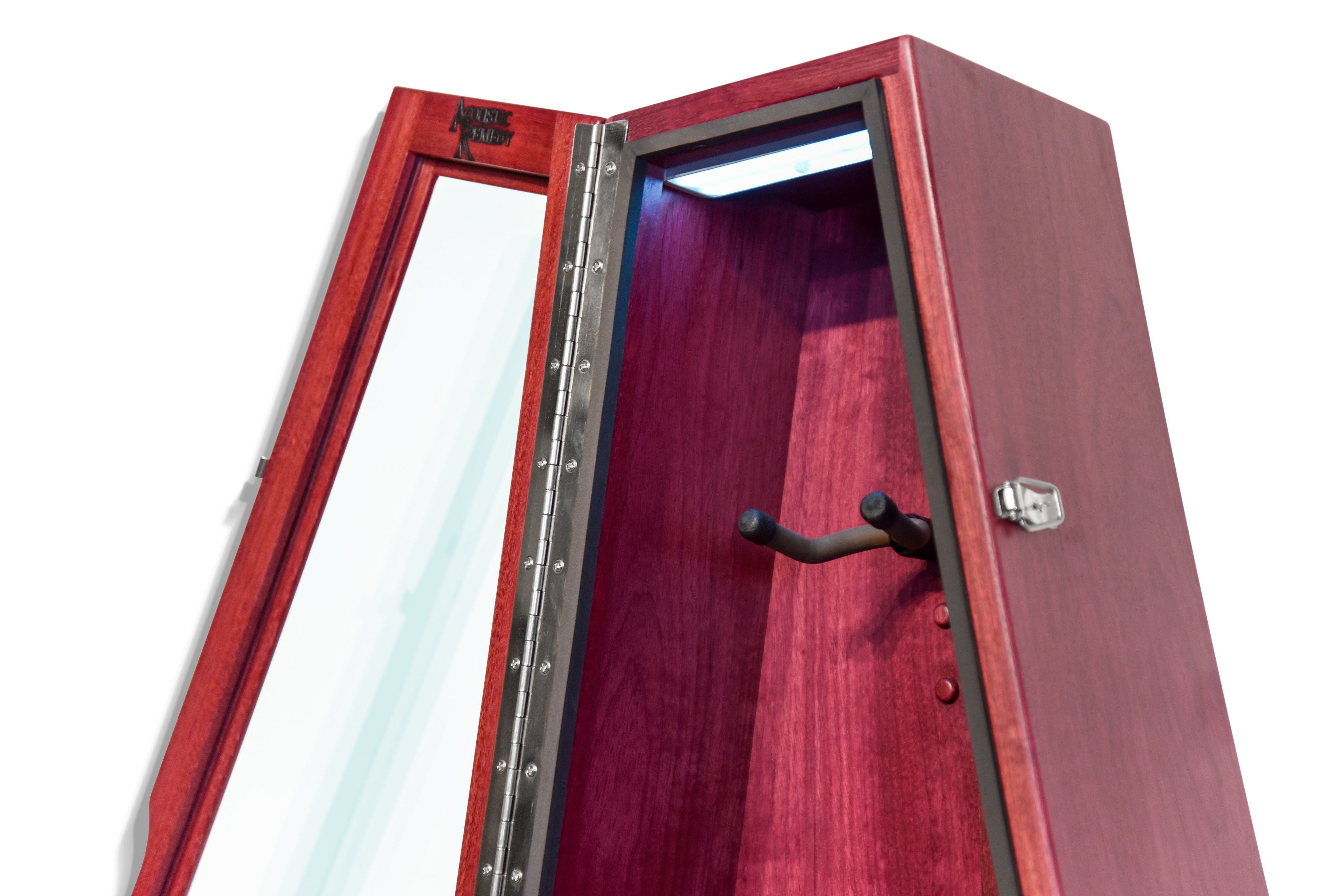 ClimaCase Triangle Humidor - Purpleheart Acoustic Remedy Cases