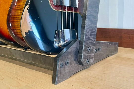 Traditional StringRack - Flamed Maple - Charcoal Acoustic Remedy Cases