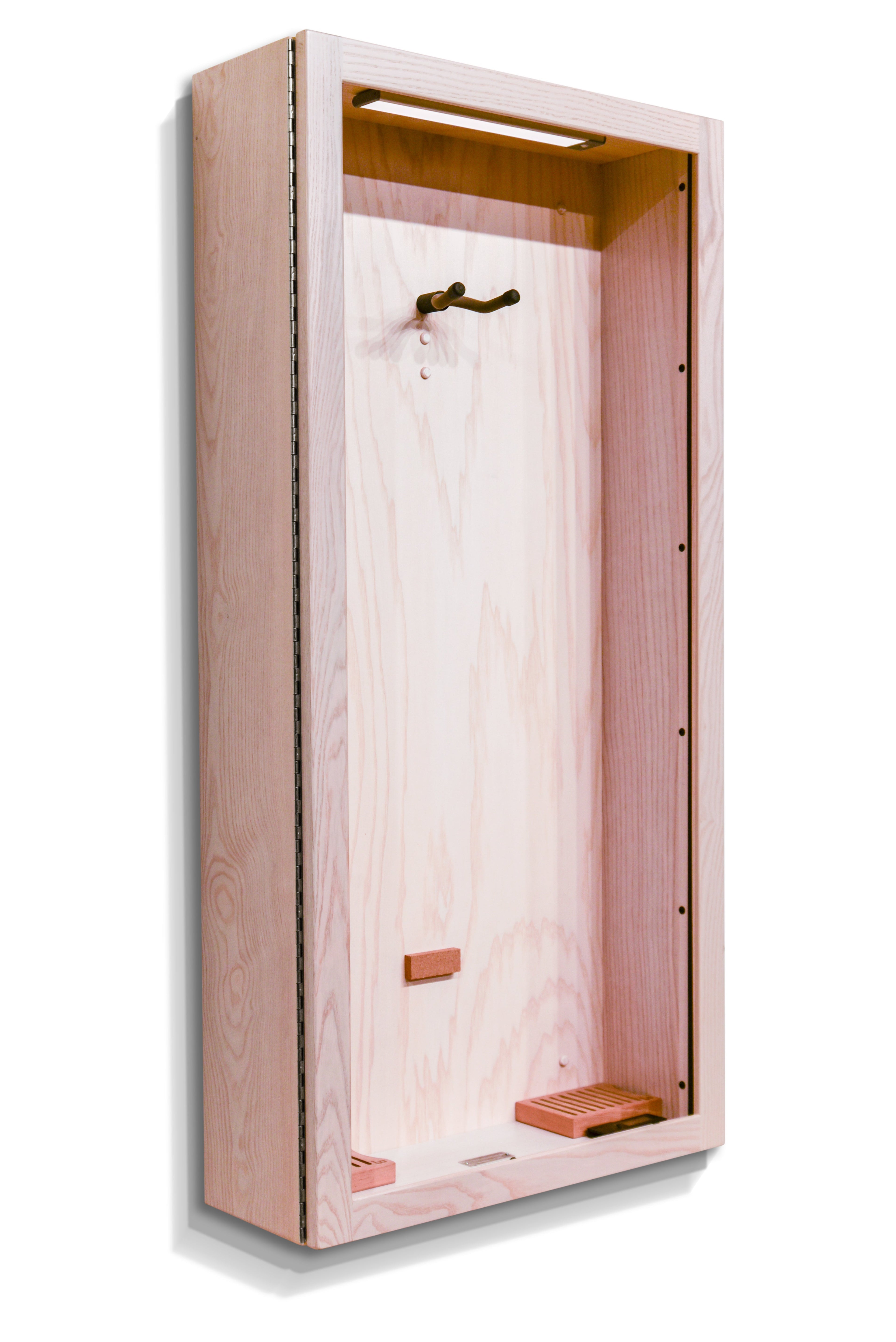ClimaCase Rectangle Humidor - Northern White Ash with White Wash Stain Acoustic Remedy Cases