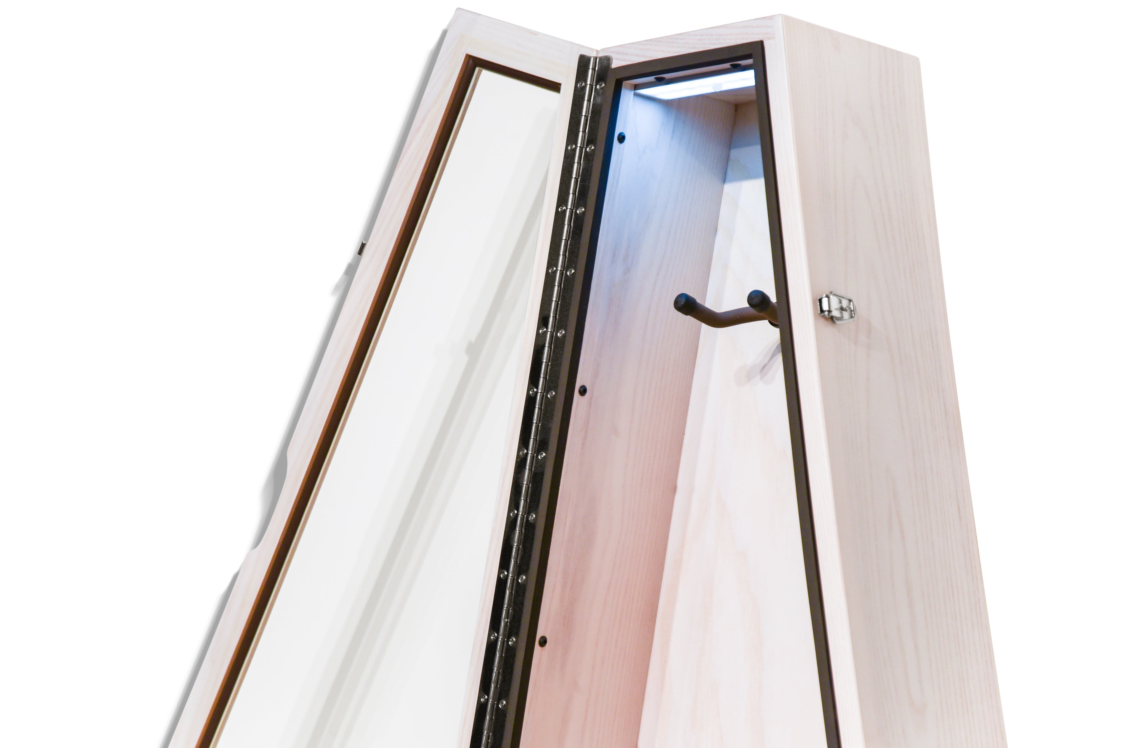 ClimaCase Triangle Humidor - Northern White Ash with White Wash Stain Acoustic Remedy Cases