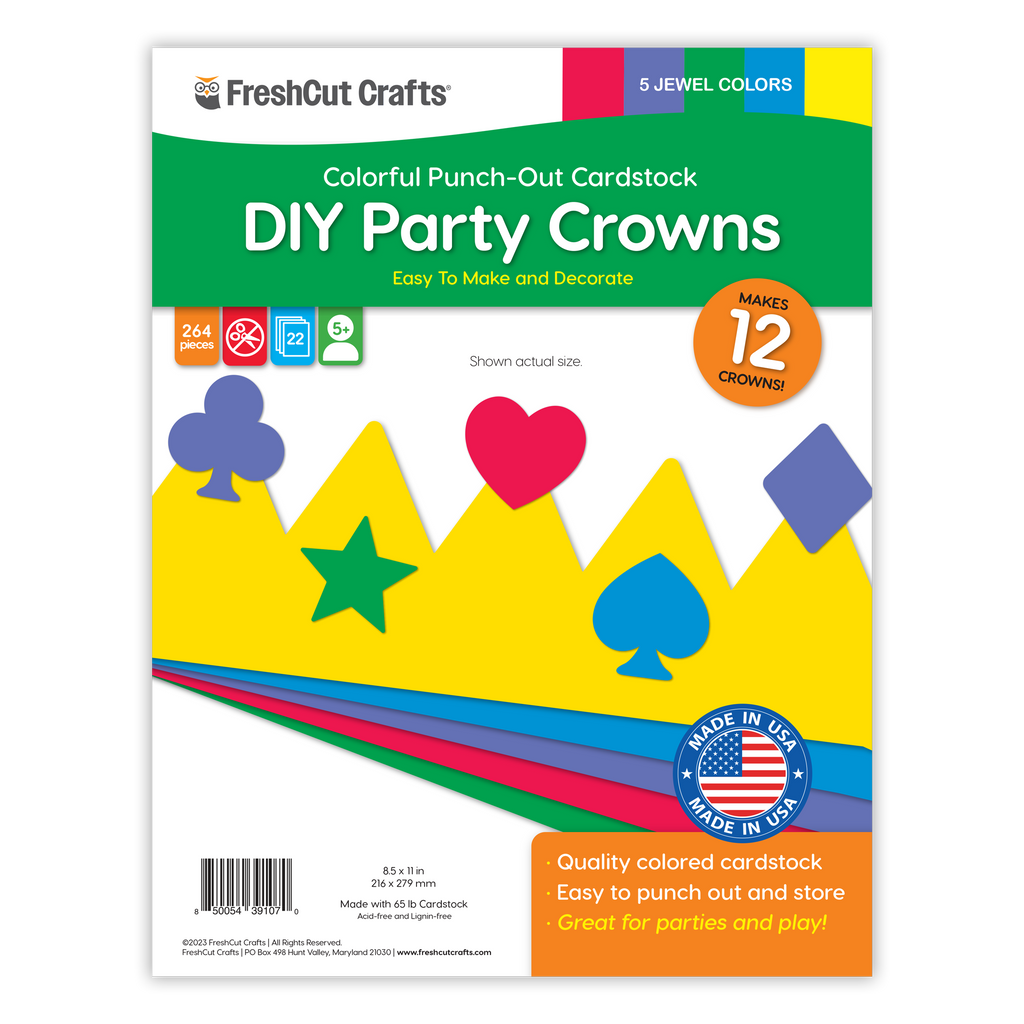 DIY Paper Crowns FreshCut Crafts