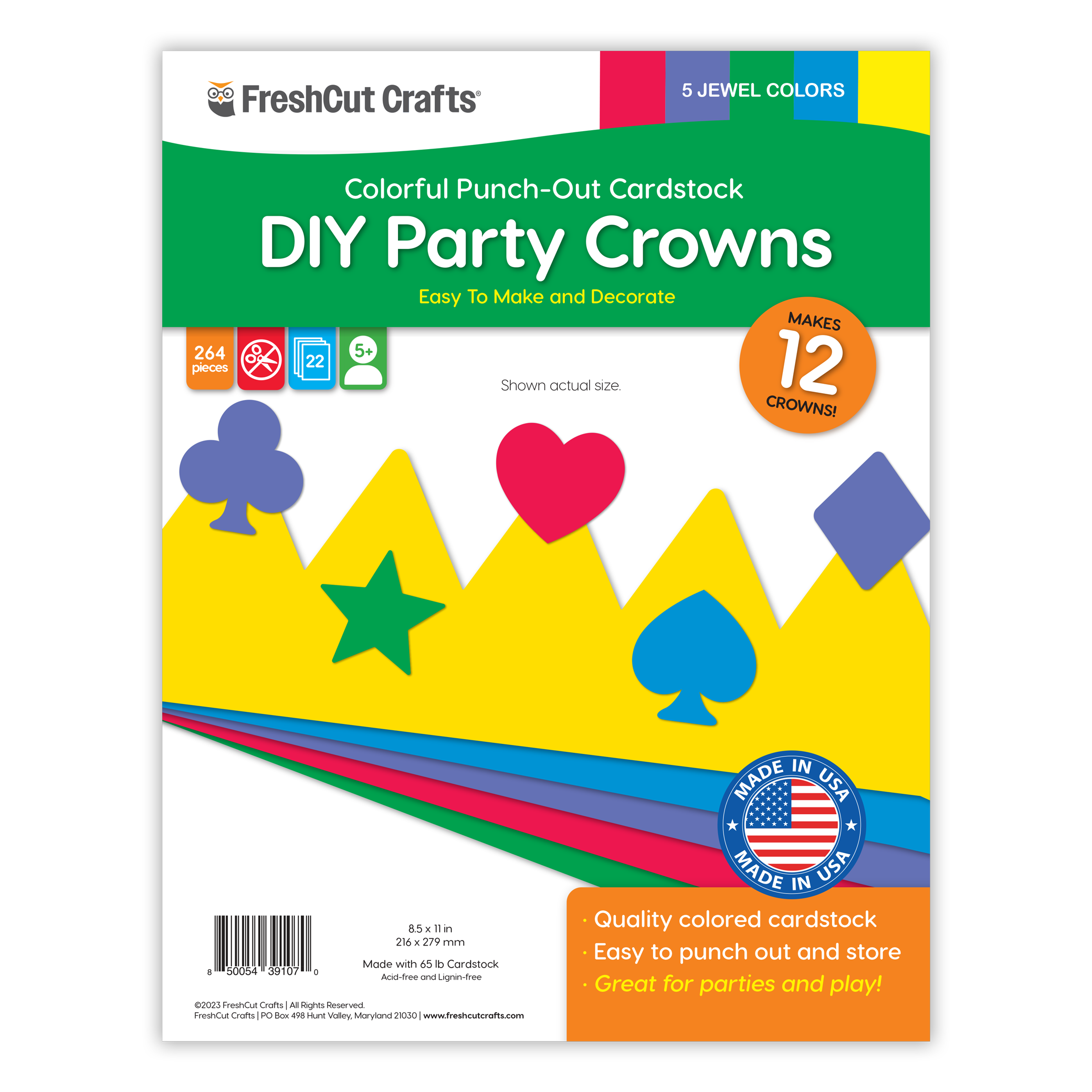 DIY Paper Crowns FreshCut Crafts