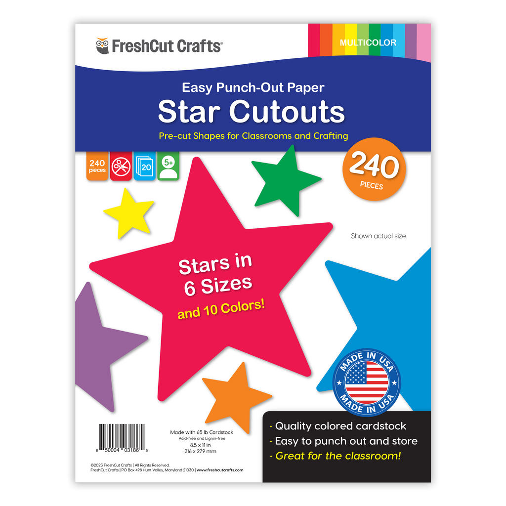 Star Cutouts FreshCut Crafts