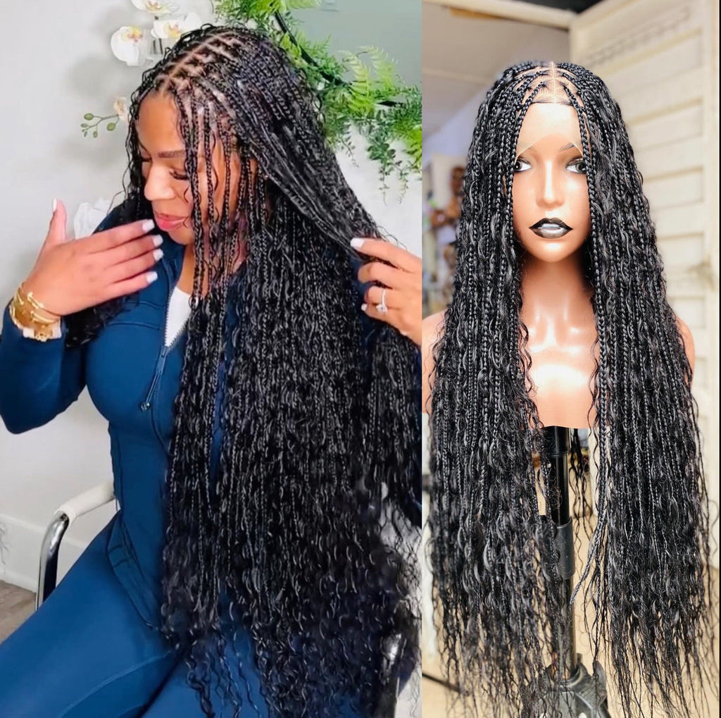 Human hair boho braids HOL stores