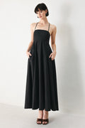 PURE LINE WOVEN MIDI DRESS Flying Tomato