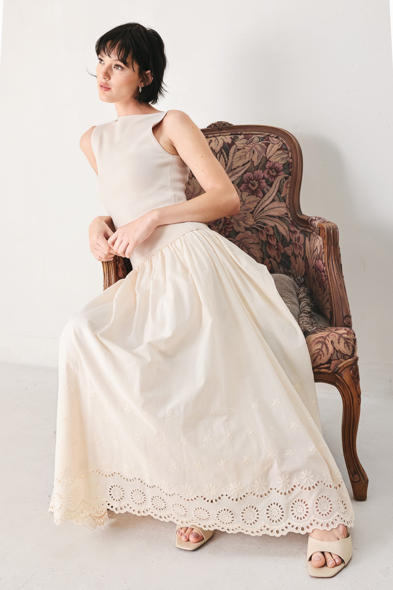 DAYDREAM THREAD MIDI DRESS Flying Tomato