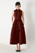 TIMELESS MOOD WOVEN MIDI DRESS Flying Tomato