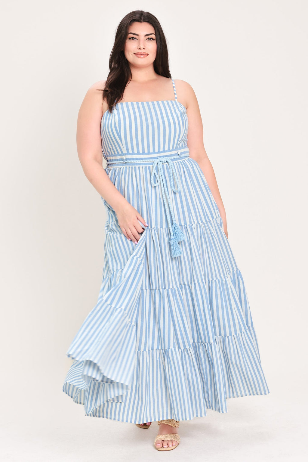 ROSY BREEZE WOVEN ANKLE DRESS Flying Tomato