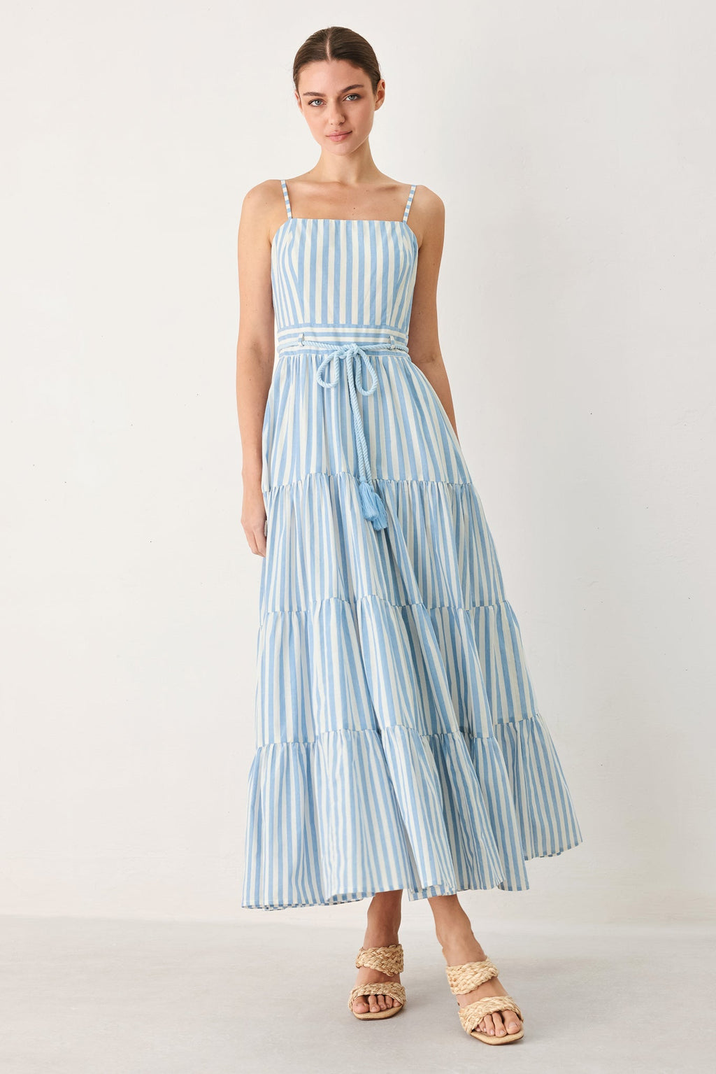 ROSY BREEZE WOVEN ANKLE DRESS Flying Tomato