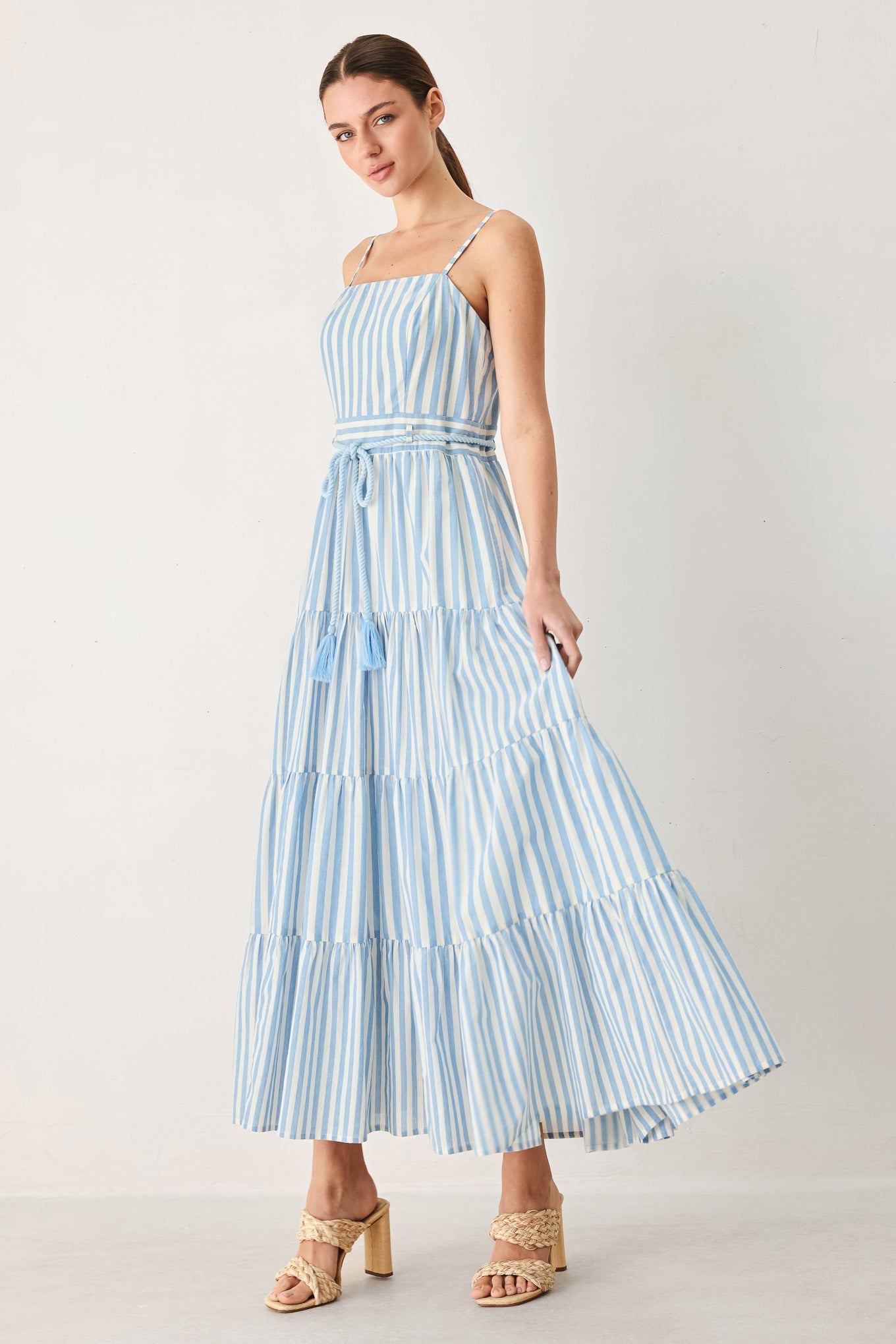 ROSY BREEZE WOVEN ANKLE DRESS Flying Tomato
