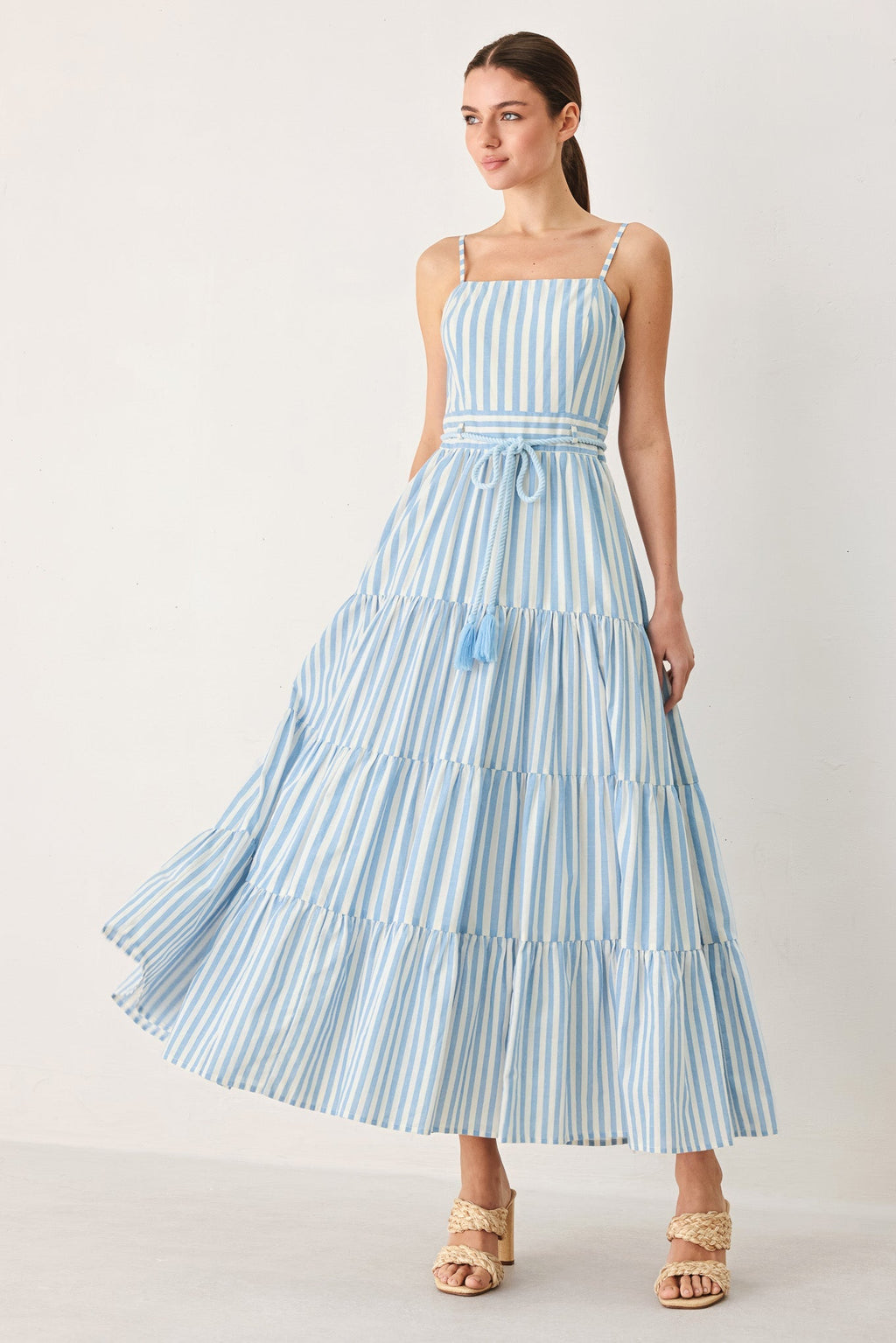 ROSY BREEZE WOVEN ANKLE DRESS Flying Tomato