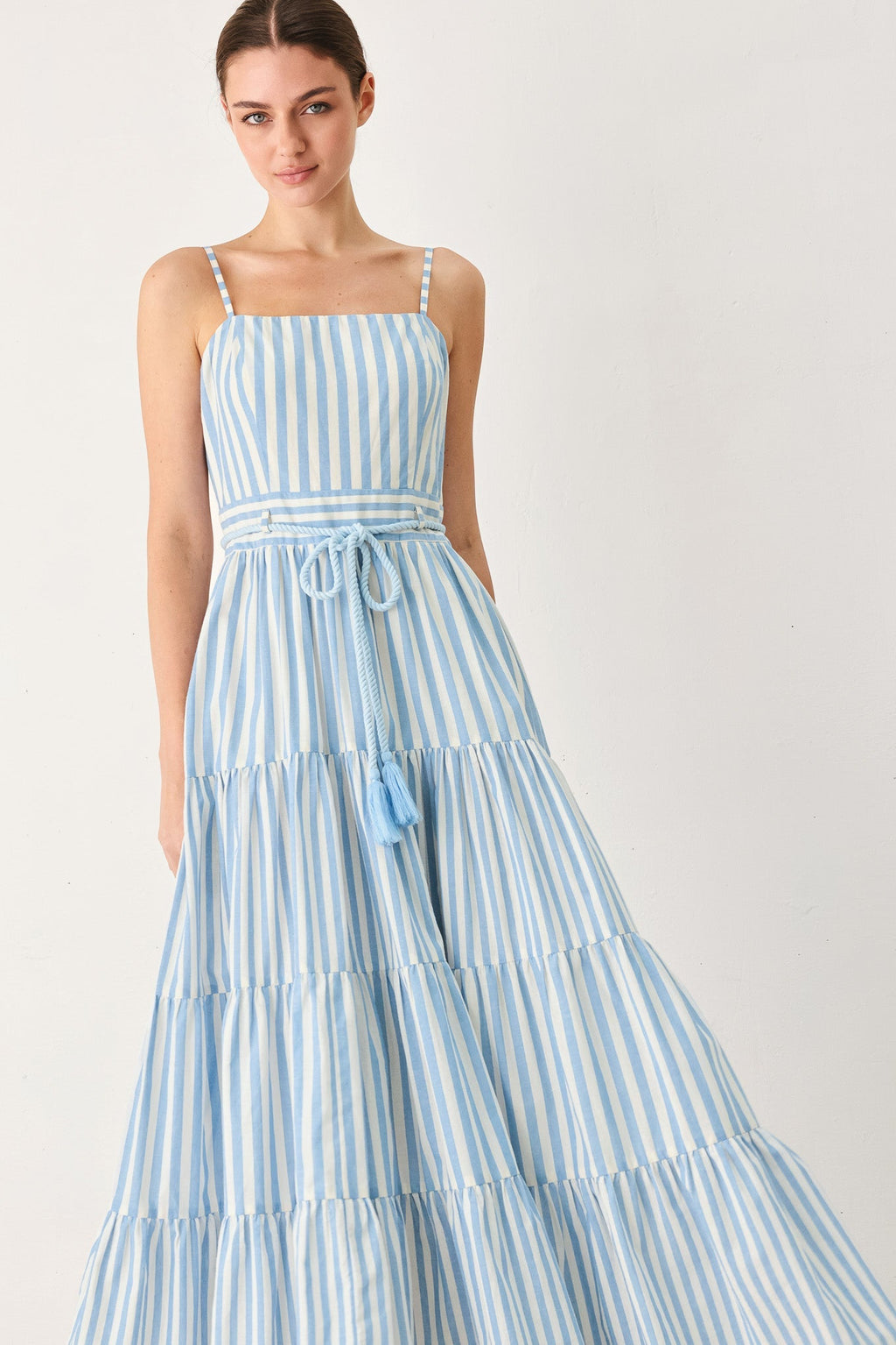 ROSY BREEZE WOVEN ANKLE DRESS Flying Tomato