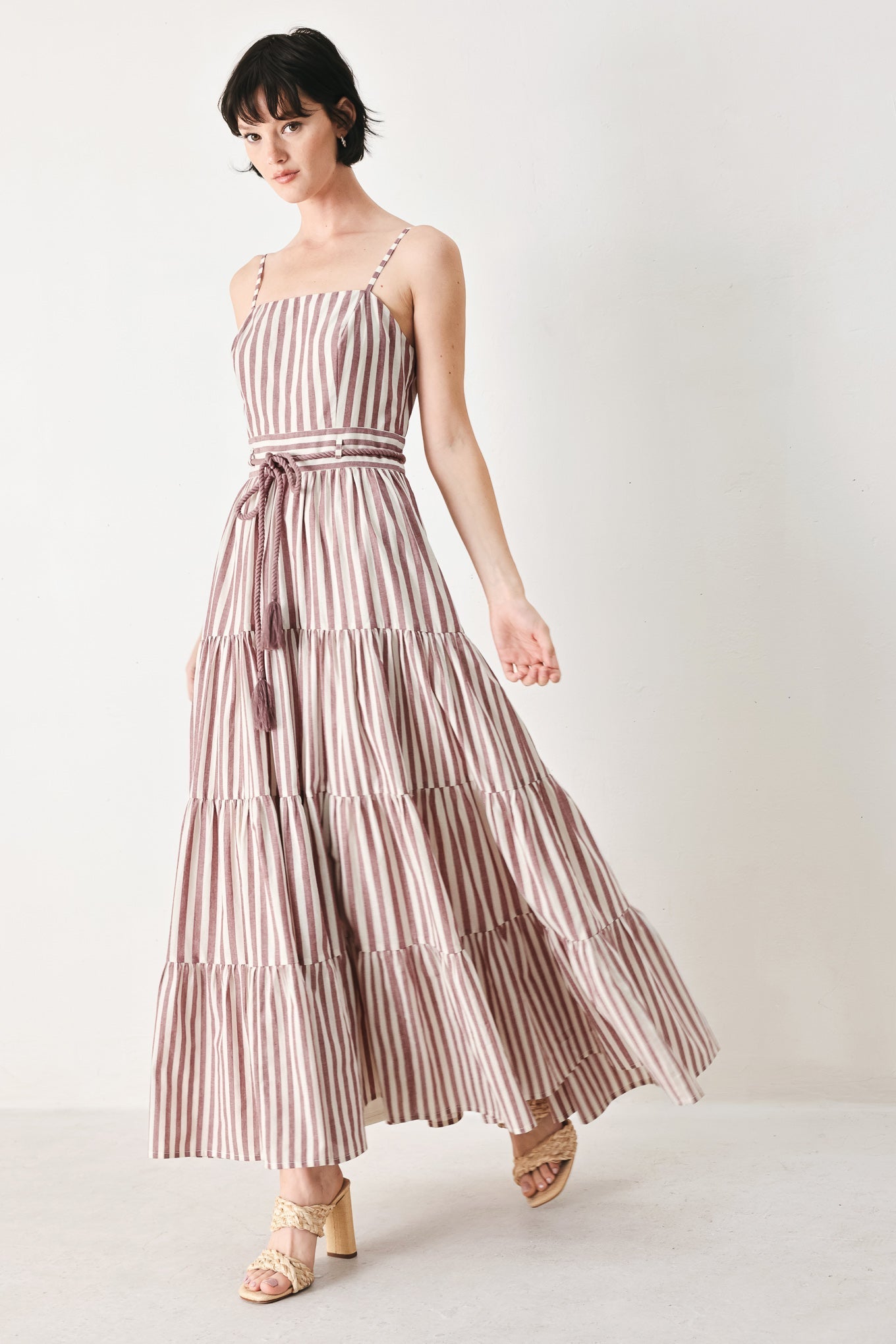 ROSY BREEZE WOVEN ANKLE DRESS Flying Tomato