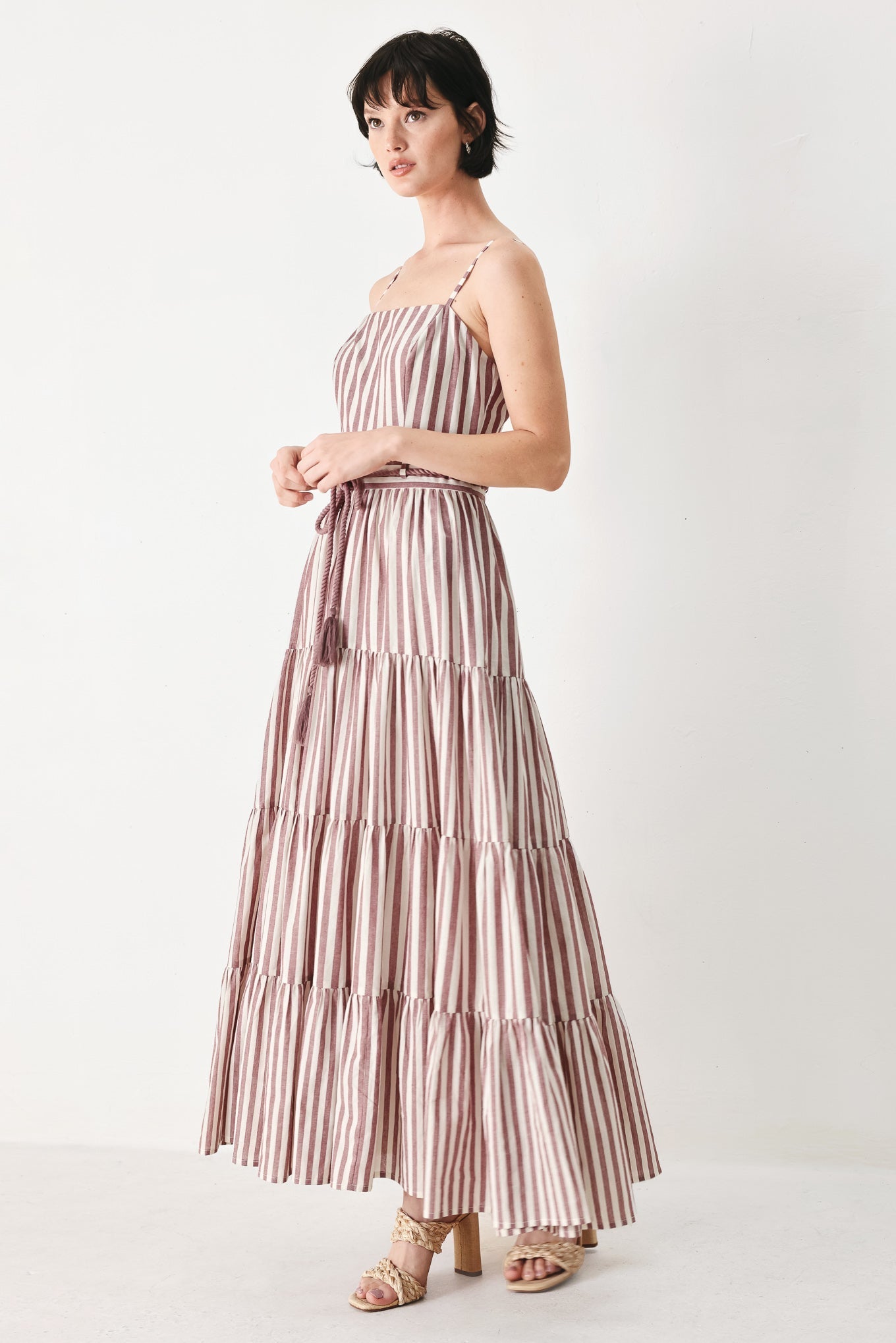 ROSY BREEZE WOVEN ANKLE DRESS Flying Tomato