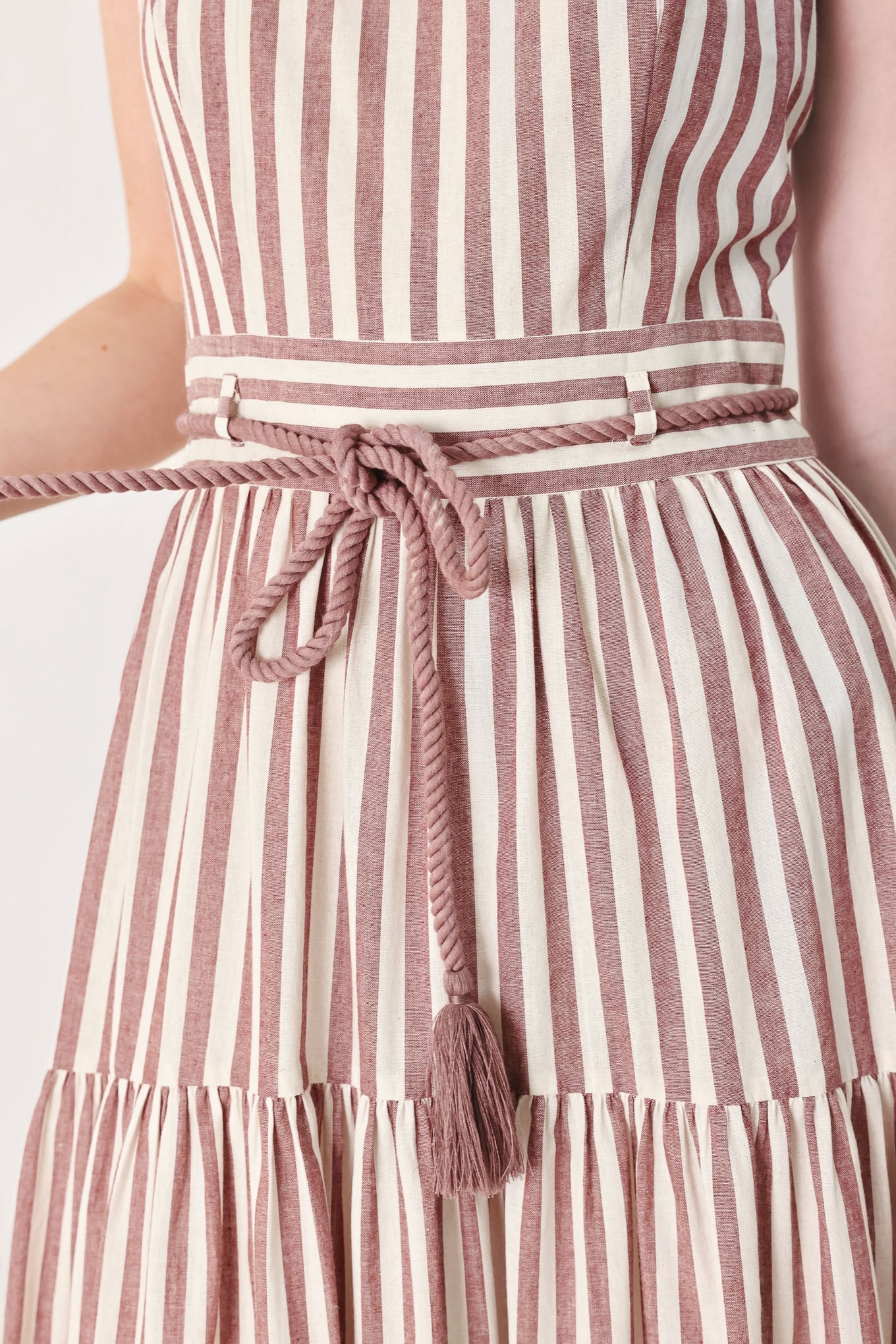 ROSY BREEZE WOVEN ANKLE DRESS Flying Tomato