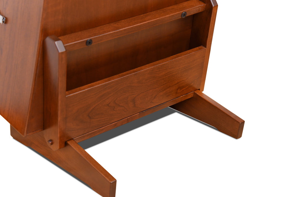 ClimaStand Triangle Humidor with Base - Cherry with Acres Stain Acoustic Remedy Cases