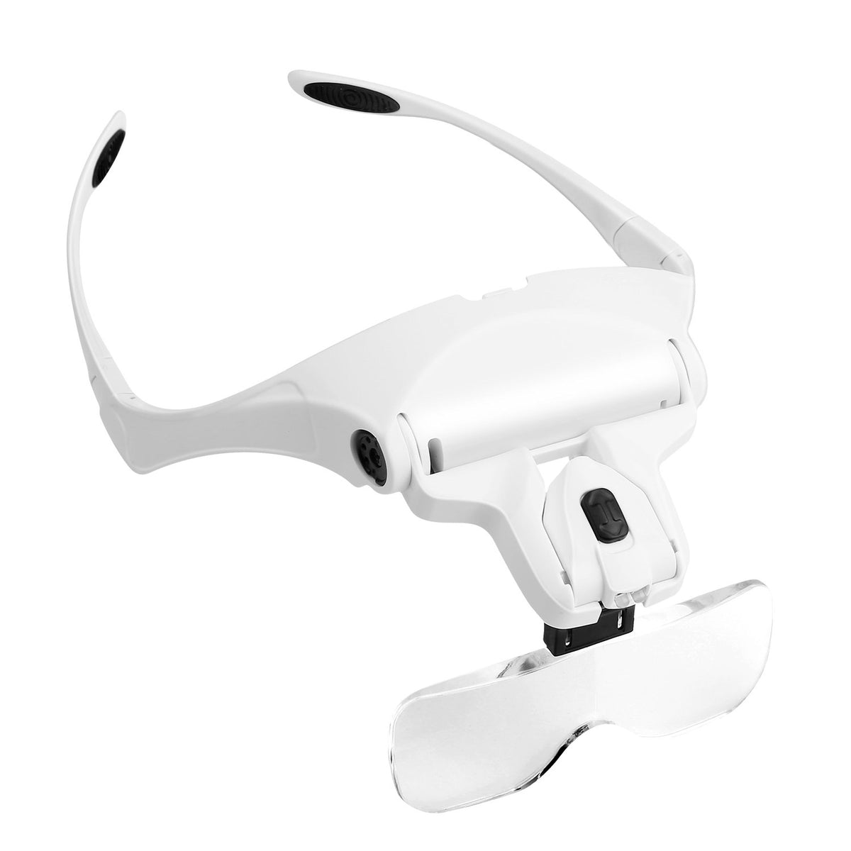 Headband Magnifier LED Illuminated Head Magnifying Glasses Bracket Hands Free Loup with 5 Detachable Lenses Best Product Finds