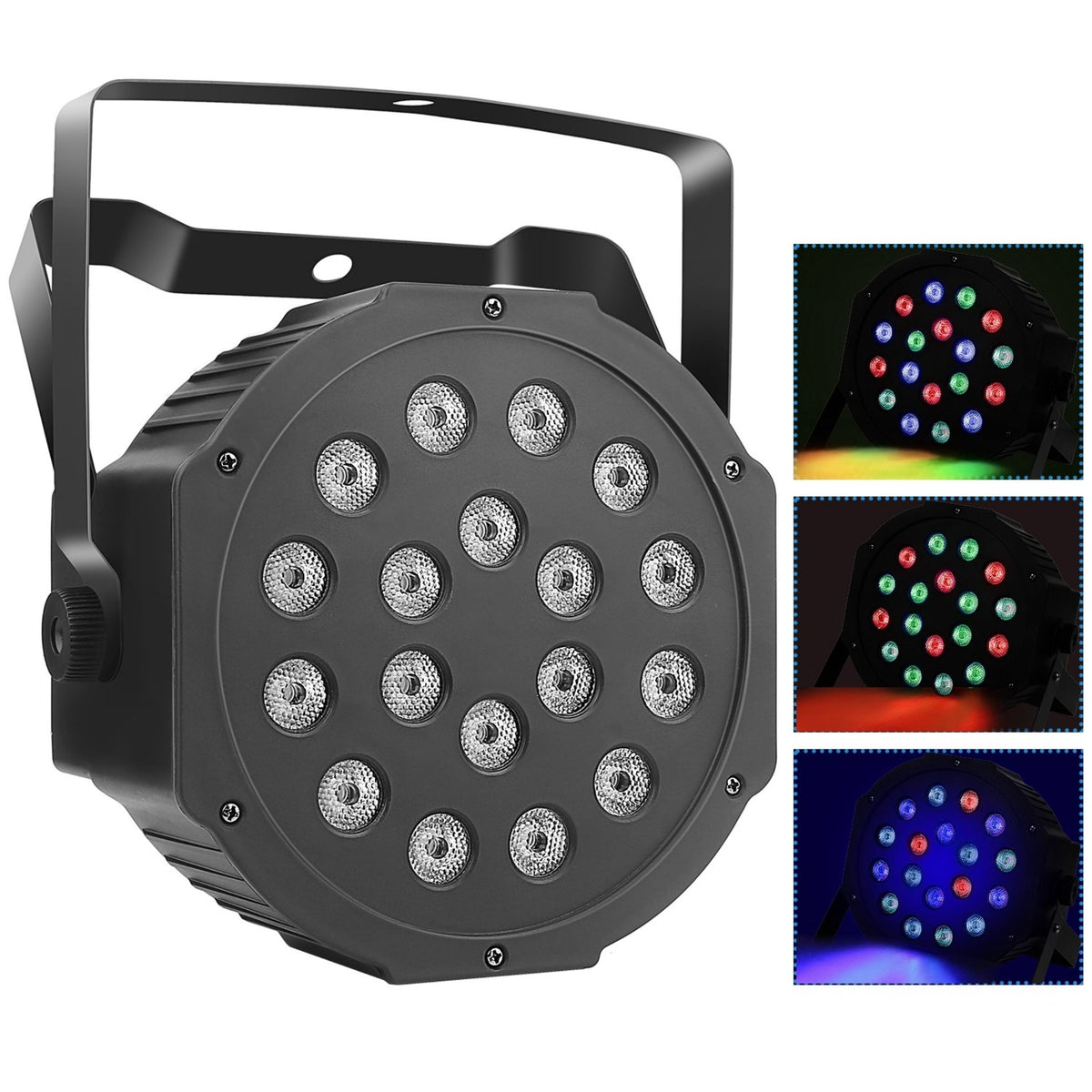 3-in-1 RGB Wash Par Light - 7 Color Sound Activated DMX Control for Wedding Club Party, DISCO Best Product Finds