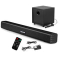 Wireless Soundbar with Subwoofer 2.1CH Audio Speaker For TV Aux USB Reading Soundbar Subwoofer Surround Sound Speaker System Home Theater Best Product Finds