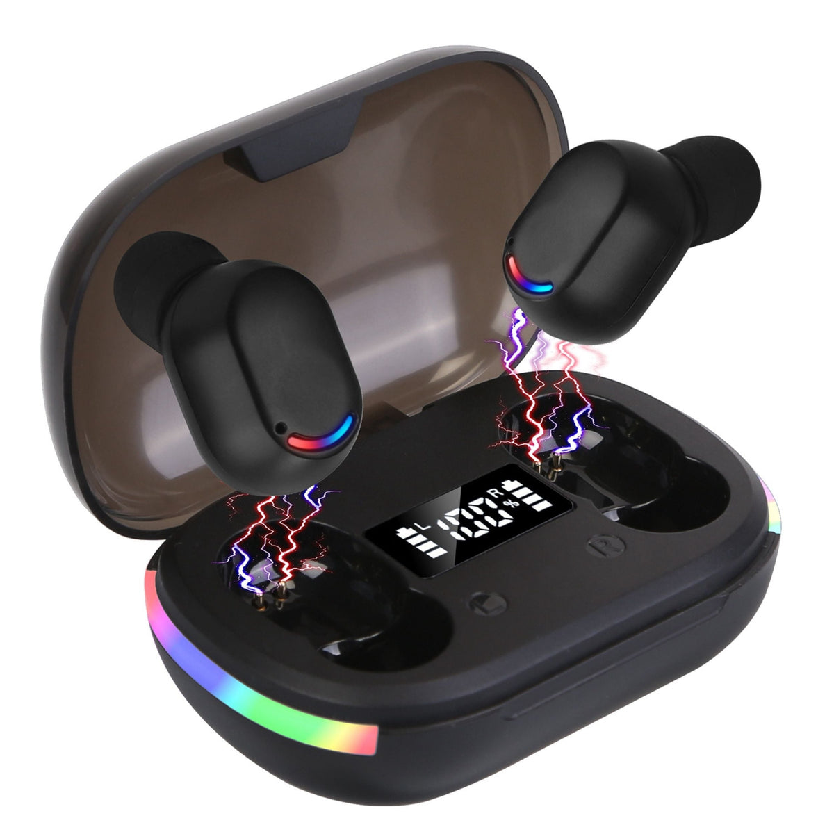 Wireless TWS Earbuds with Mic & Charging Dock - In-Ear Stereo Headset for Travel & Work Best Product Finds