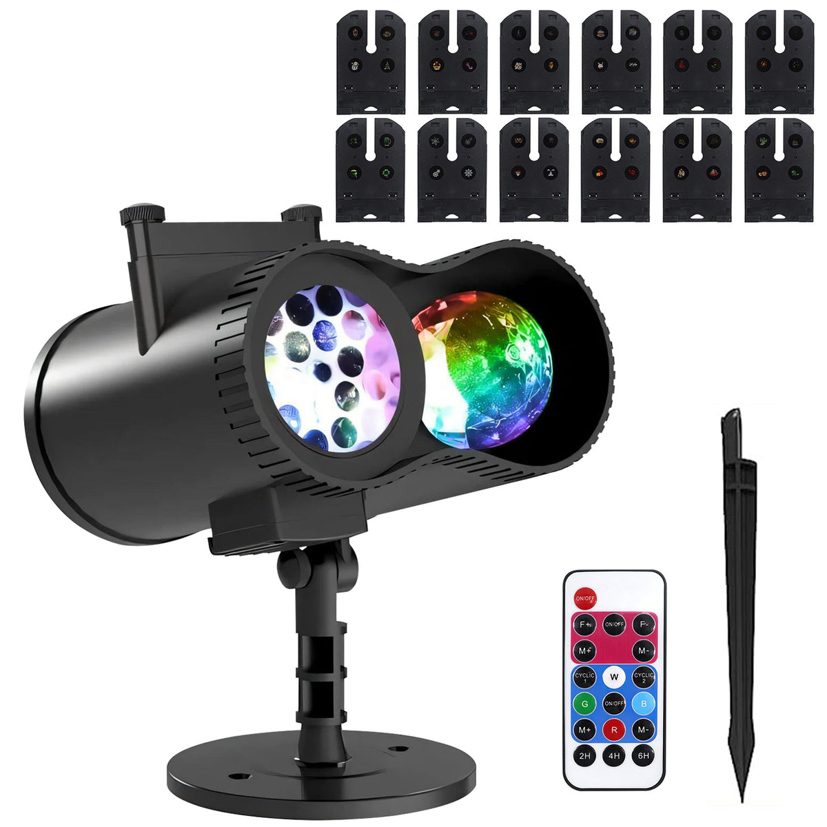 12 Patterns LED Projector Lights IP65 Waterproof Ocean Wave Projector Light with Remote Control Timer for Christmas Halloween Festival Wedding Party D Best Product Finds