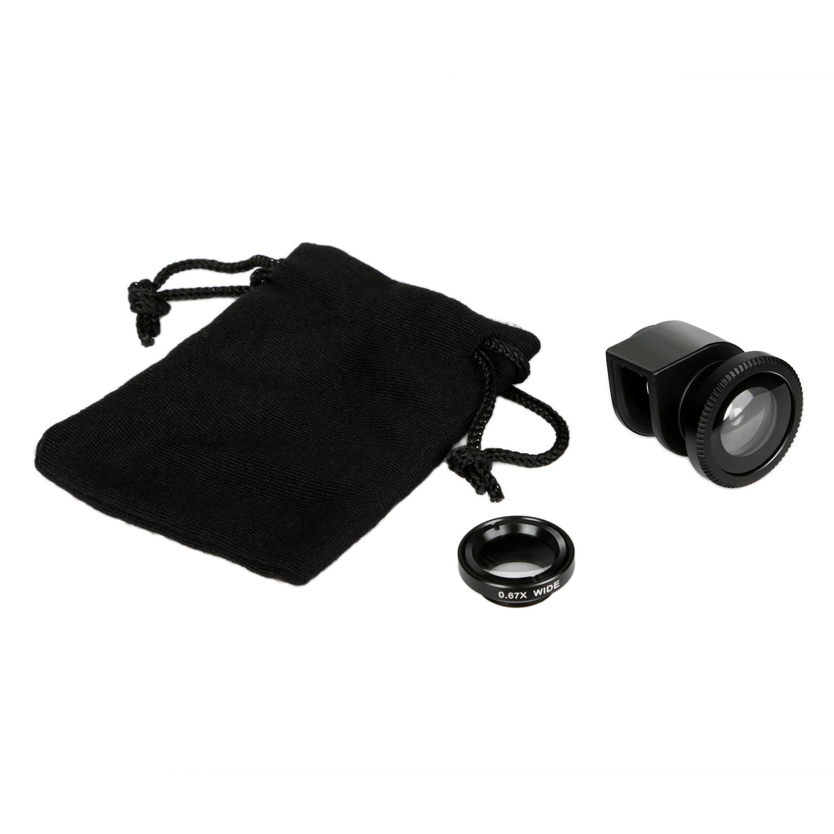 3-in-1 Universal Clip Photo Lens Kit Fish eye / Wide Angle/Macro lens for iPhone 5 Best Product Finds