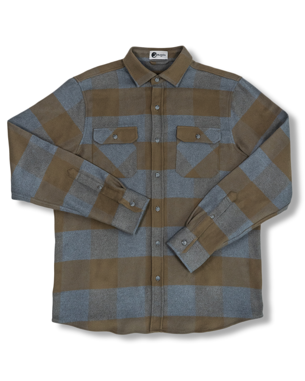 Field Grand Flannel, Caper Green MuskOx Flannels
