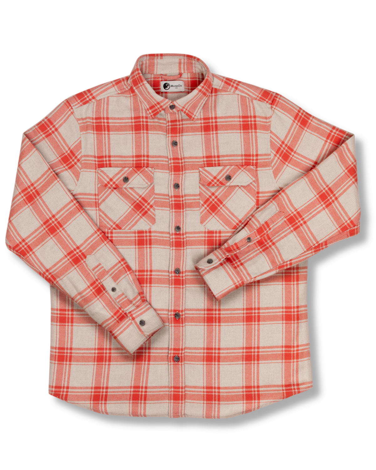 Field Grand Flannel, Oatmeal MuskOx Flannels