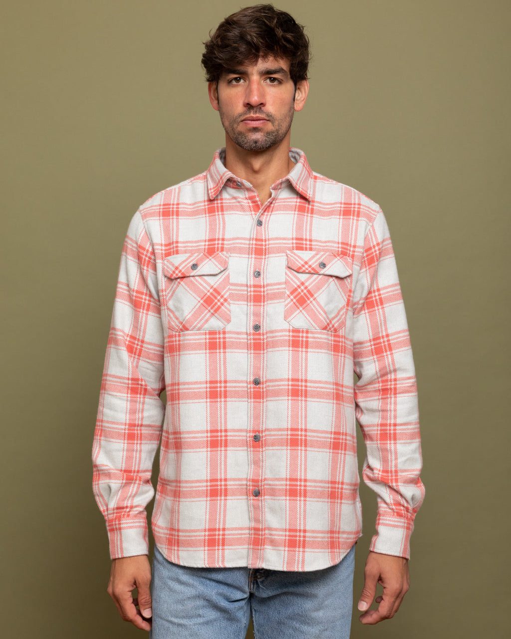 Field Grand Flannel, Oatmeal MuskOx Flannels