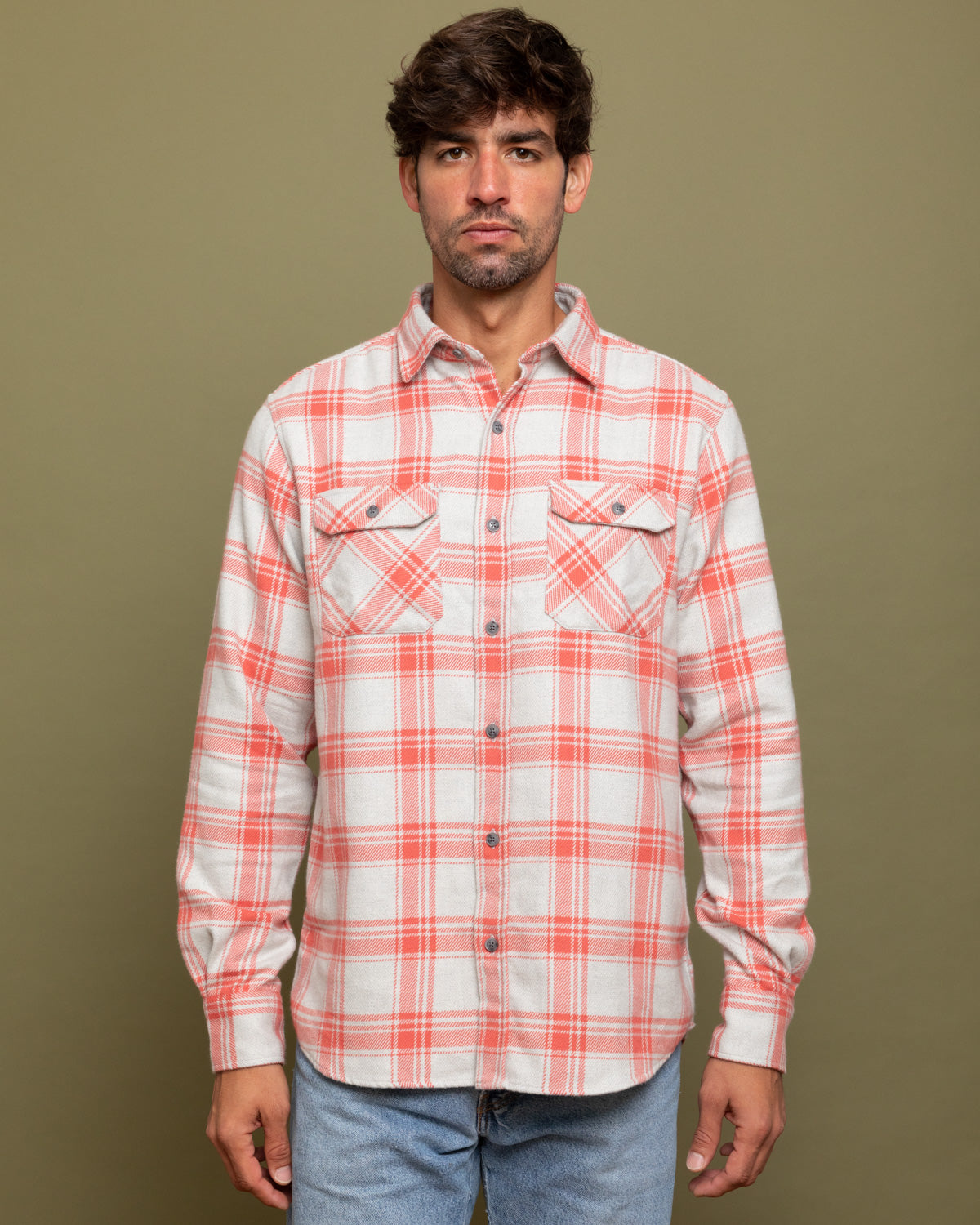 Field Grand Flannel, Oatmeal MuskOx Flannels