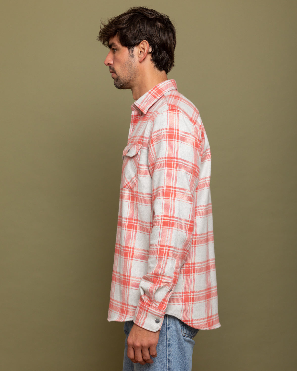 Field Grand Flannel, Oatmeal MuskOx Flannels