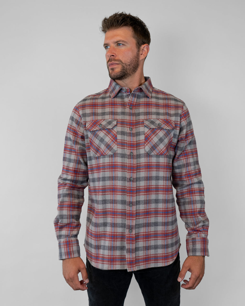 Field Grand Flannel, Sedona Red MuskOx Flannels