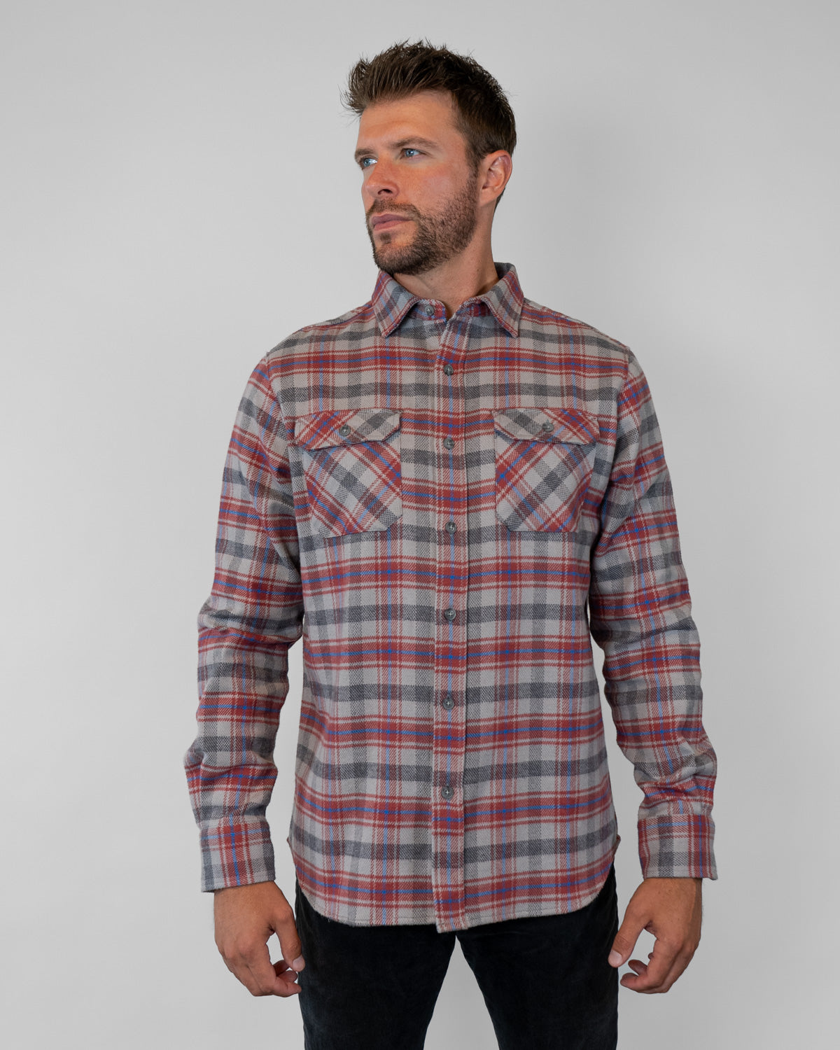 Field Grand Flannel, Sedona Red MuskOx Flannels