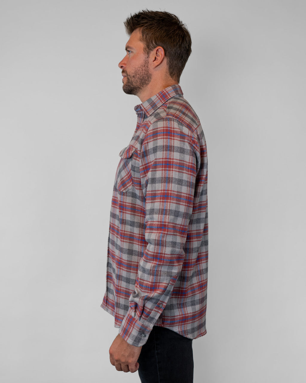 Field Grand Flannel, Sedona Red MuskOx Flannels