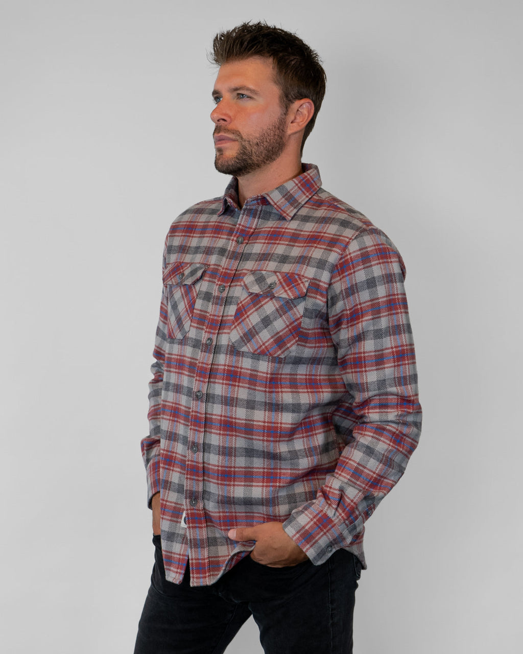 Field Grand Flannel, Sedona Red MuskOx Flannels