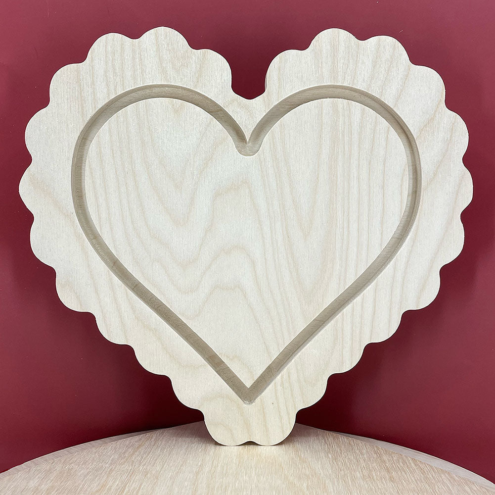 Trekell Candy Heart Floater Panel - Wooden Painting Canvas Trekell Art Supplies