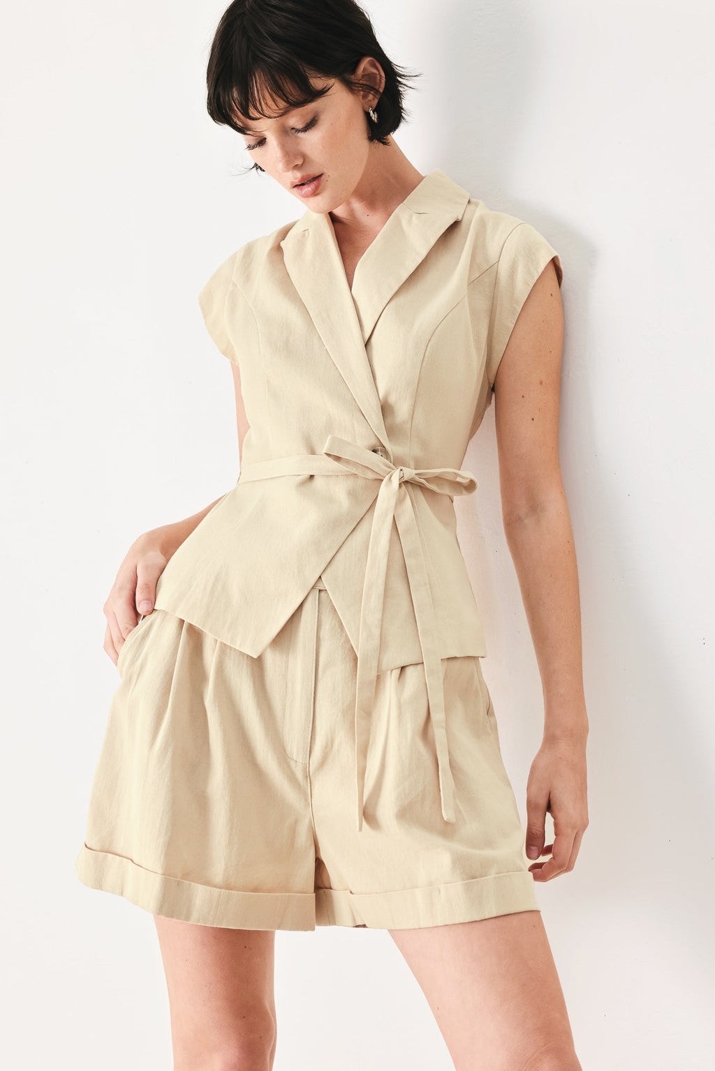 DESERT MINIMAL WOVEN VEST Flying Tomato