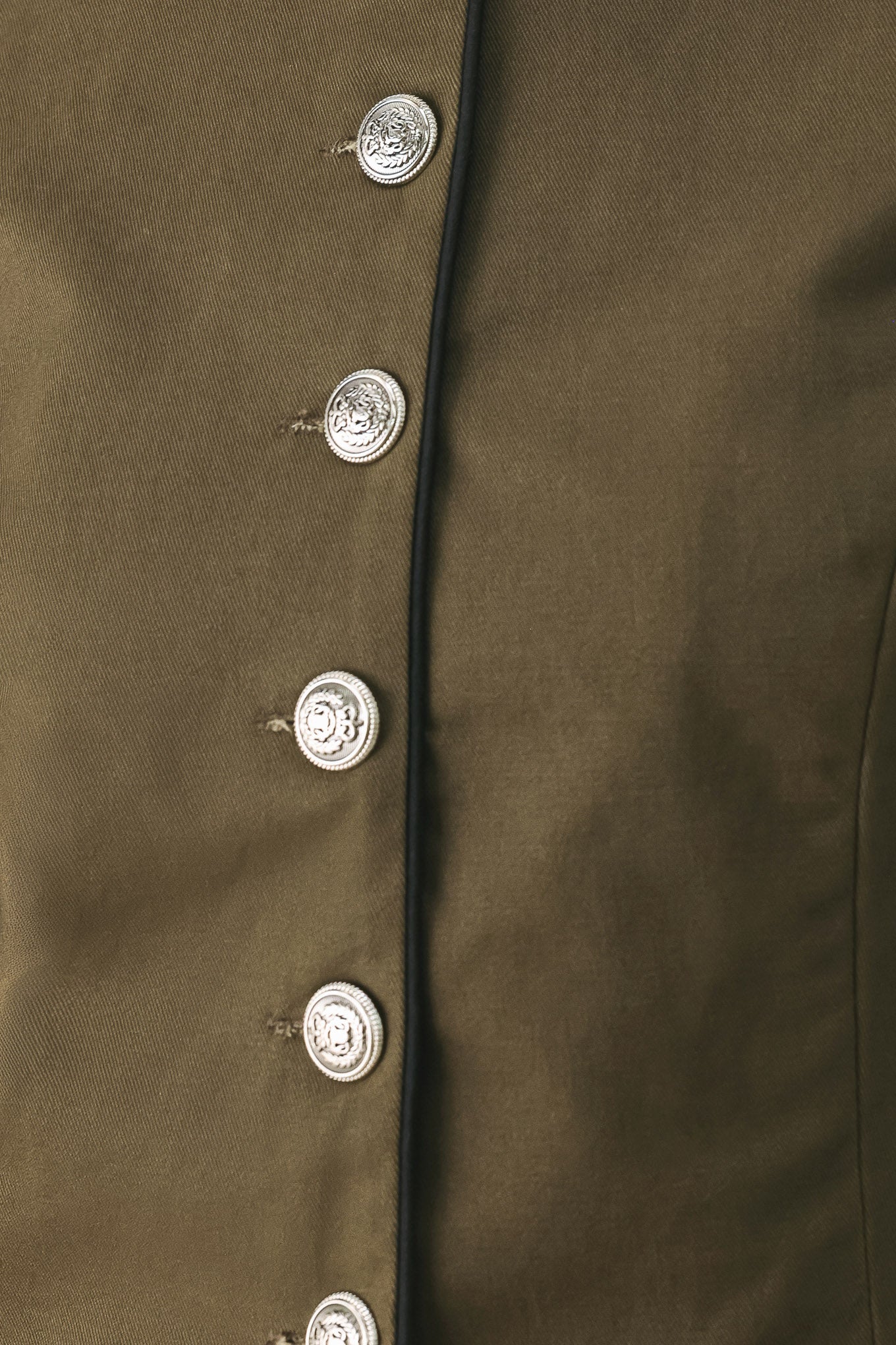 OLIVE CADET WOVEN CROP JACKET Flying Tomato