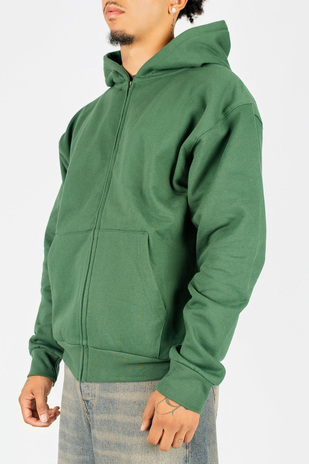 Heavyweight Boyfriend Zip Up Superline
