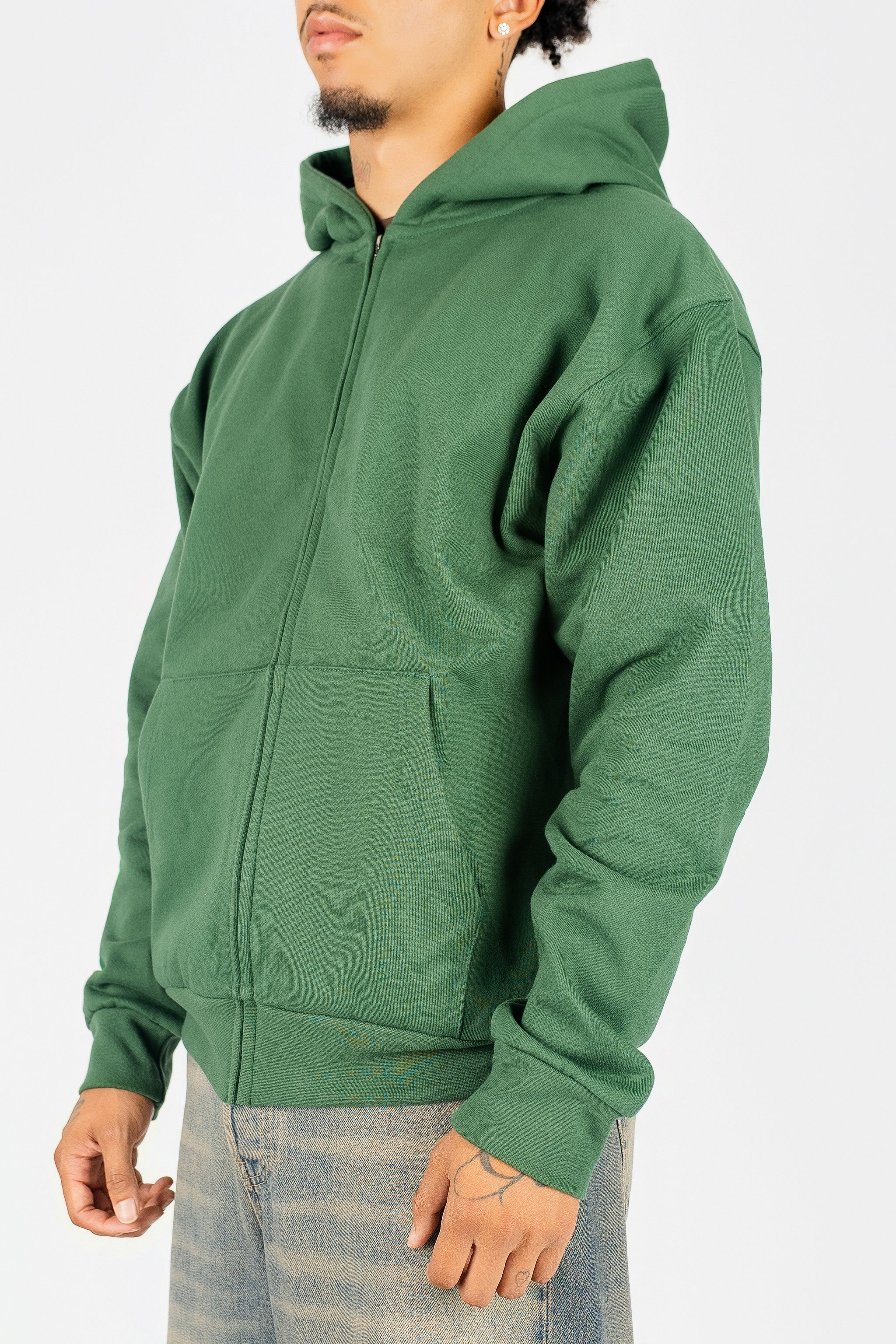 Heavyweight Boyfriend Zip Up Superline