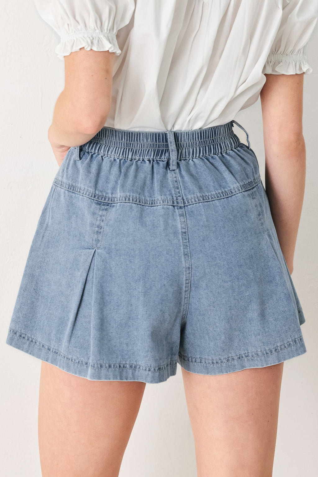 GIRL NEXT DOOR DENIM SHORT Flying Tomato