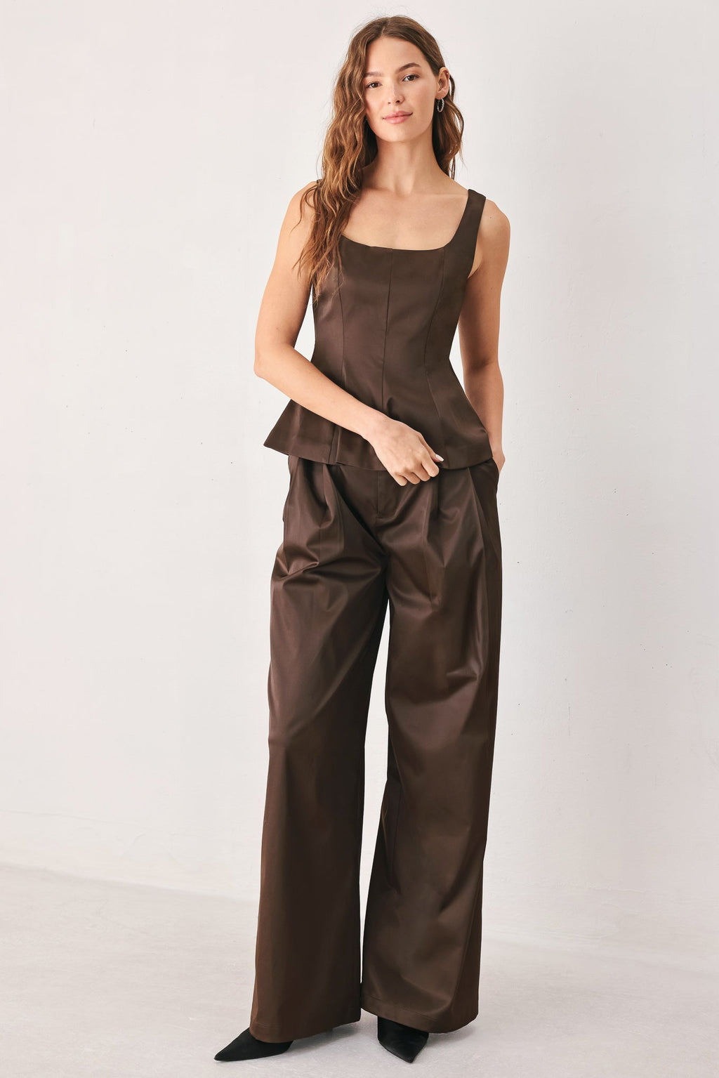 PARCHMENT RELAXED-FIT WOVEN PANTS Flying Tomato