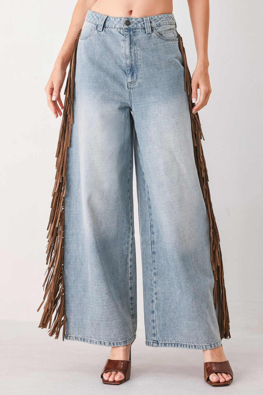 NASHVILLE SIDE WASHED DENIM PANTS Flying Tomato