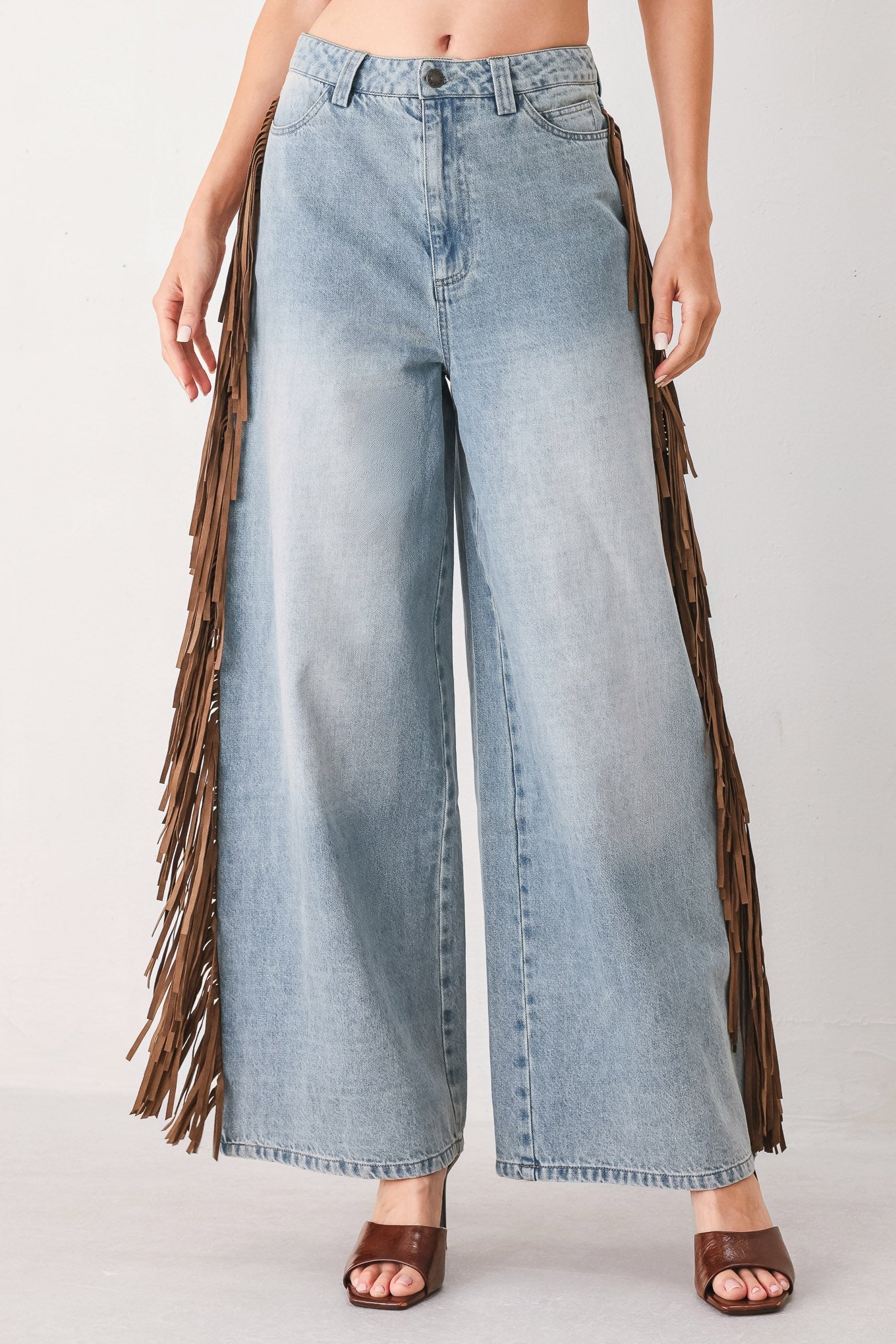 NASHVILLE SIDE WASHED DENIM PANTS Flying Tomato