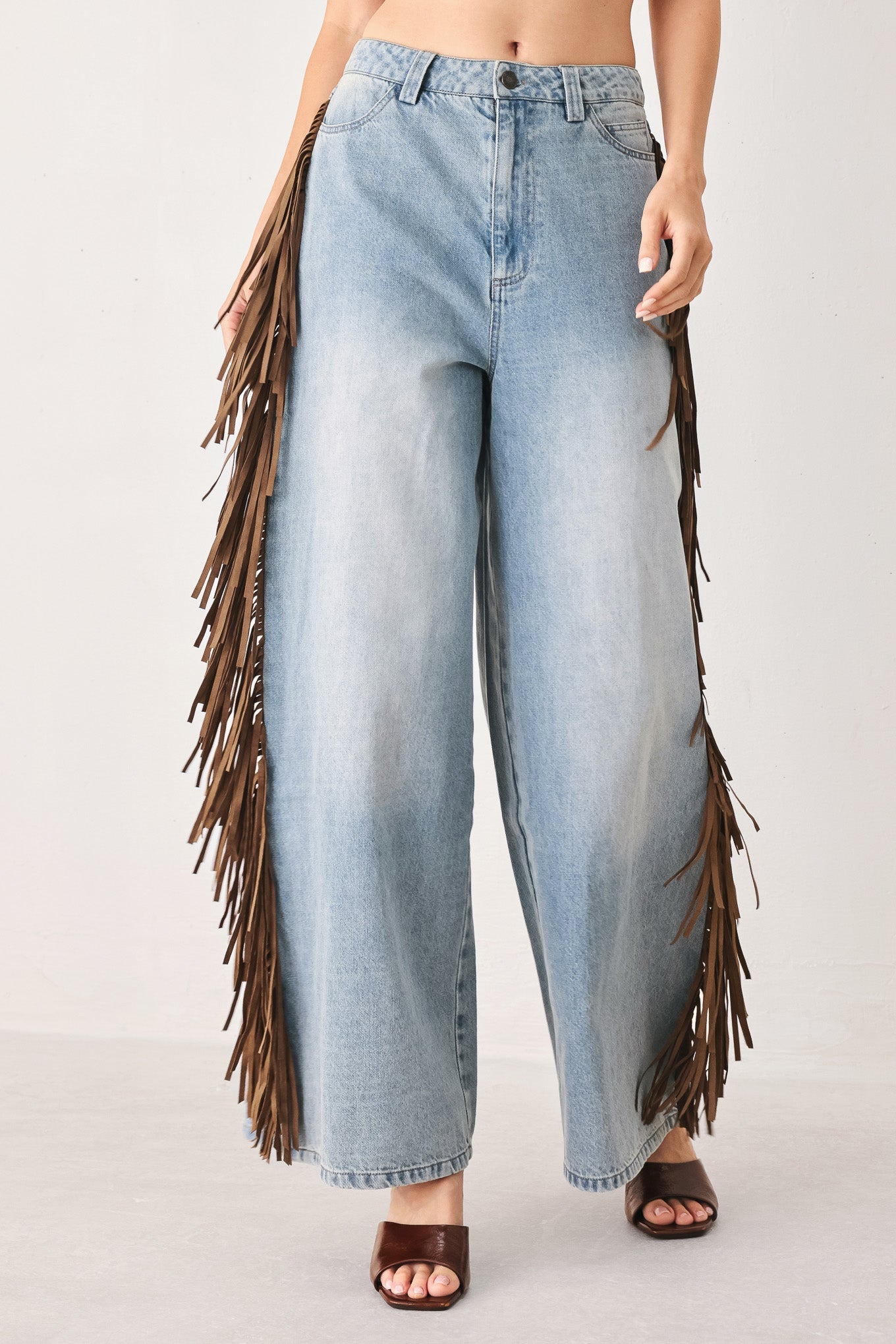 NASHVILLE SIDE WASHED DENIM PANTS Flying Tomato