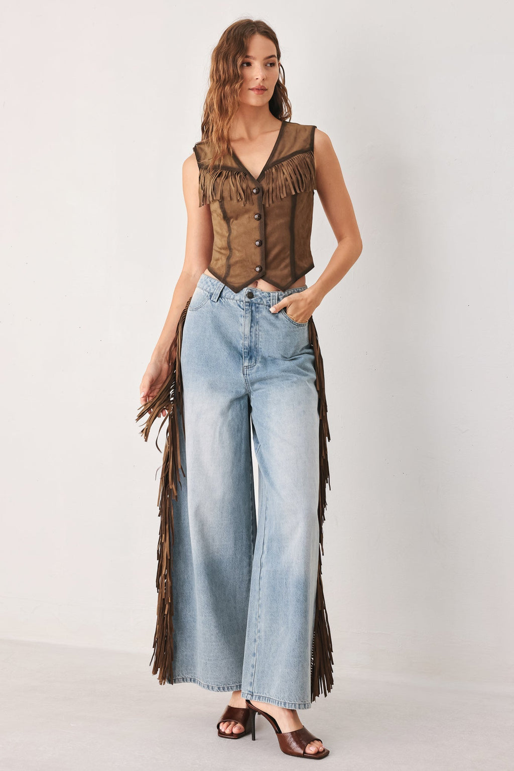 NASHVILLE SIDE WASHED DENIM PANTS Flying Tomato